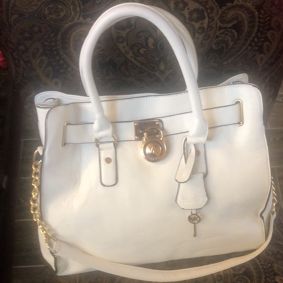 SOLD SOLD Michael Kors white Hamilton bag - Picture 8 of 11